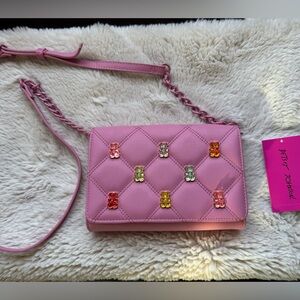 Betsey Johnson Gummy Bear Pink Bag NWT Retails $88